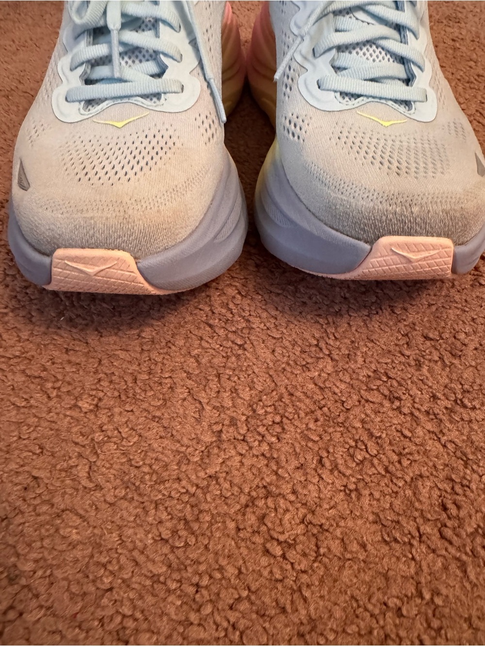 Hoka Bondi 9 Running Shoe in Glimmering Blue/overcast - size 9 - Picture 9 of 10